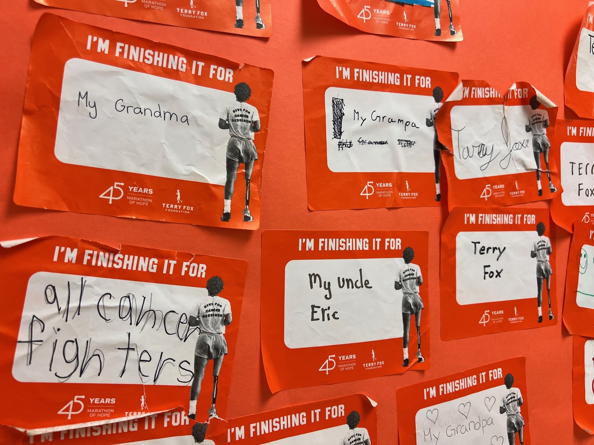 Terry Fox Dedication